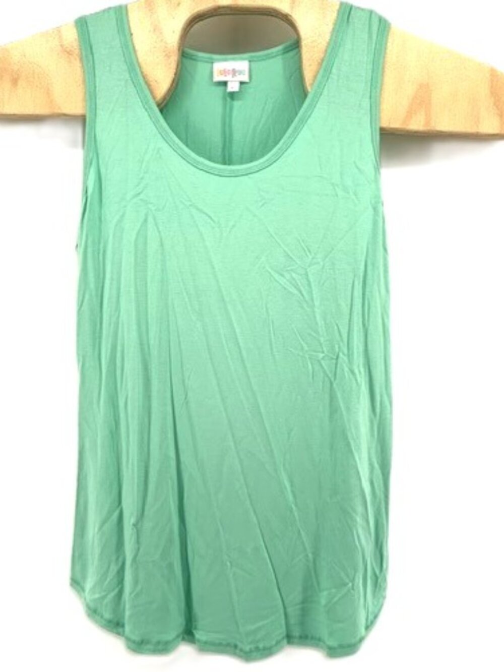 LuLaRoe Tank Top Size Large Solid Mint Light Green